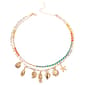 Ashley Cooper(tm) Duo Layered Pastel Bead Sea Life Charm Necklace - image 1