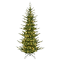 Puleo International 7.5ft. Pre-Lit Slim Hillside Spruce Tree - image 1