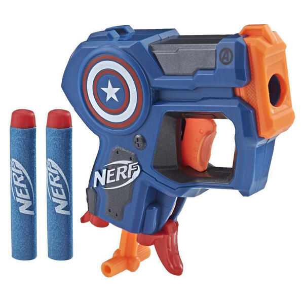 Nerf(R) Marvel Captain America MicroShots Blaster - image 
