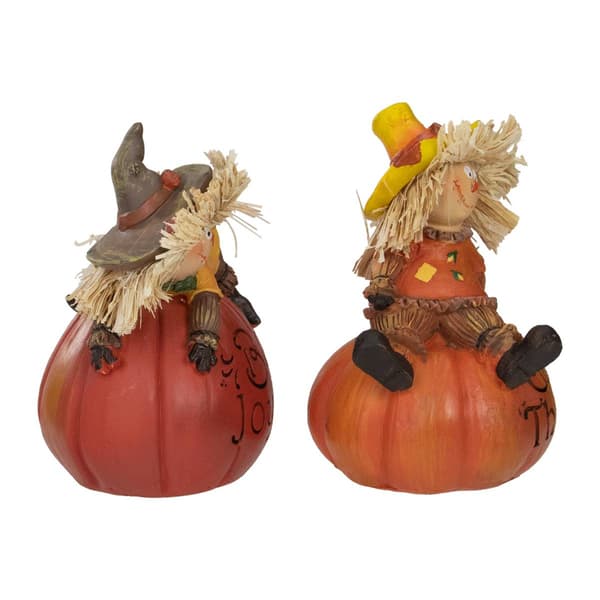 Northlight Seasonal Scarecrow Thanksgiving Figures - Set of 2