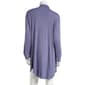 Womens Danskin Long Sleeve Boyfriend Nightshirt with Pocket - image 2