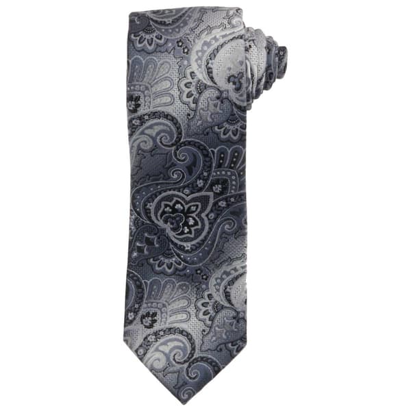 Mens Van Heusen Tonal Paisley Tie - image 