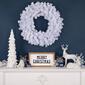 Pre-Lit Geneva 24in. White Spruce Artificial Christmas Wreath - image 4