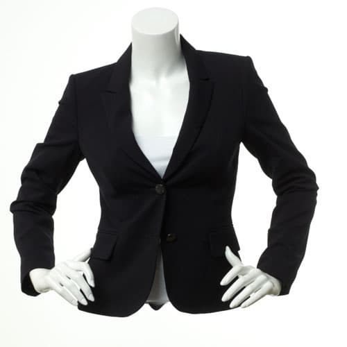 Petite Calvin Klein Slim Notch Two Button Blazer - image 