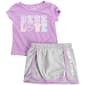 Toddler Girl Bebe Cap Sleeve Tee & Skort Set - Lilac - image 1
