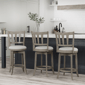 HH2 Home Presque Isle Grey Wood Counter Height Swivel Stool - image 8