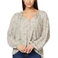Juniors Wallflower Boho in Soho Gauze Peasant Blouse - image 1