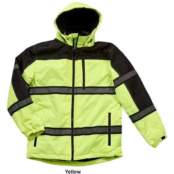 Mens Bass Creek Outfitters&#174; Twill Sherpa Lined Safety Coat
