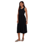 Petite Ruby Rd. Tropical Noir Sleeveless Scallop Trim Midi Dress - image 2