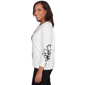Womens Alfred Dunner Barcelona Floral Embroidery Sweater - image 4