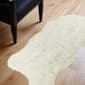 9th & Pike® Off White Faux Sheepskin Shag Accent Rug - image 4