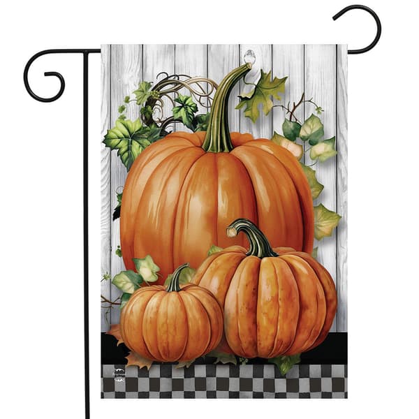 Briarwood Lane Country Pumpkins Garden Flag - image 