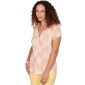 Petite Hearts of Palm Fun In The Sun Abstract Blouse - image 2