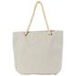 Renshun Rope Handle Floral Tapestry Tote - image 2