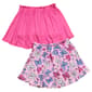 Girls (7-12) BTween(R) 2pk. Solid & Butterfly Paperbag Waist Skorts - image 1