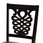 Baxton Studio Mina 2-Tone Dark Brown/Walnut Brown 5pc. Dining Set - image 5