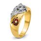 Mens Gentlemen&#8217;s Classics&#8482; 14kt. Gold 1/5ctw Diamond Shriner Ring - image 7