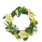 Northlight Seasonal Mini Rose and Foliage Spring Wreath - image 1