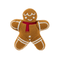 Hallmark Gingerbread 2pc. Holiday Plush Throw & Pillow Set - image 4