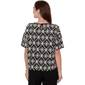 Womens Skye’s the Limit Terra Tropic Medallion Embroidered Blouse - image 2