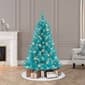Puleo International 4ft. Pre-lit Fashion Teal Christmas Tree - image 3
