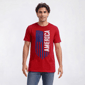 Mens Big & Tall Home of the Brave America Flag Graphic Tee - image 1