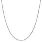 Unisex Gold Classics&#40;tm&#41; 1mm. 14k White Gold Cable 14in. Necklace - image 1