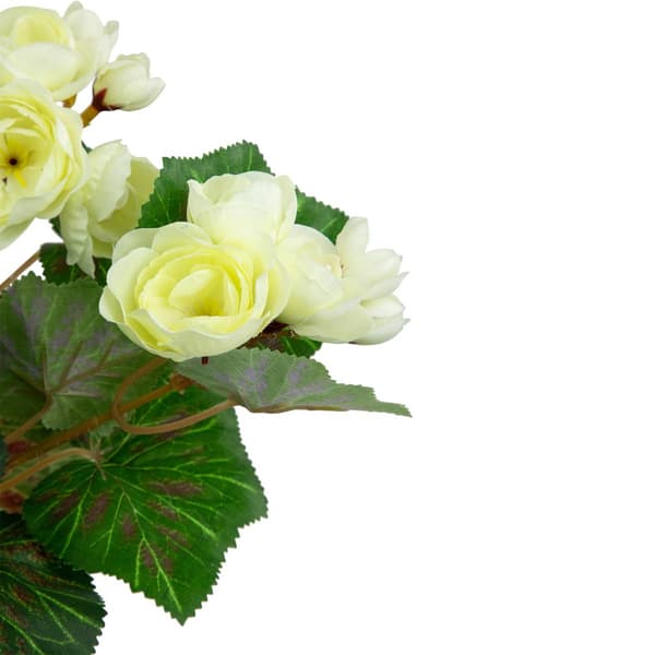 Northlight Seasonal Silk Begonia Artificial Potted Plant