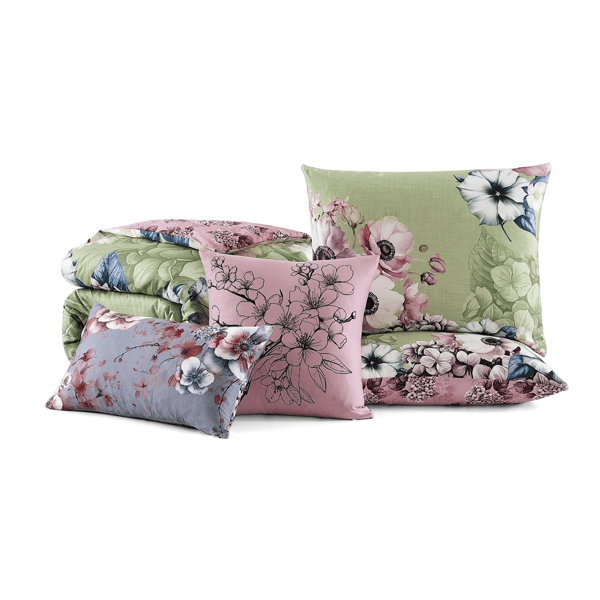 Bebejan Lilac Cascade 5pc. Reversible Comforter Set