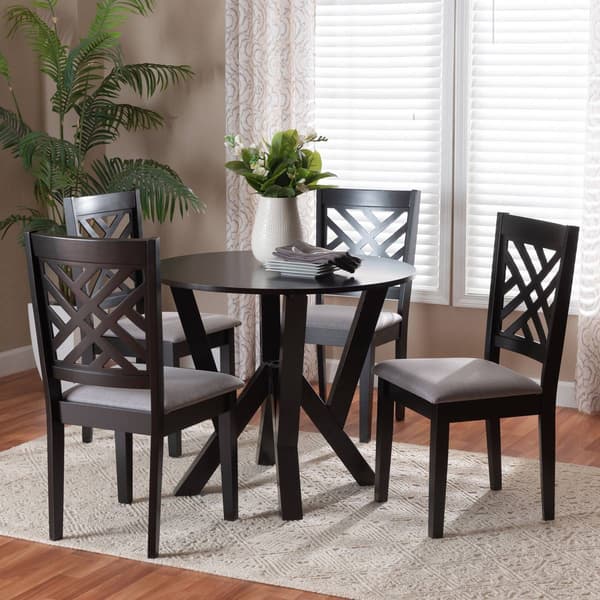 Baxton Studio Elise Modern 5pc. Dining Set