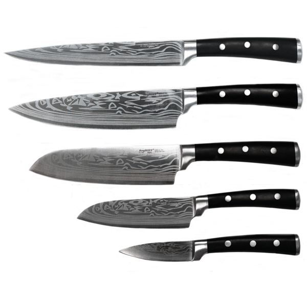 BergHOFF Antigua 7pc. Stainless Steel Cutlery Set with Wood Case
