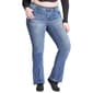 Juniors Plus YMI&#40;R&#41; Mid Rise Premium Stitch Bootcut Jeans - image 1