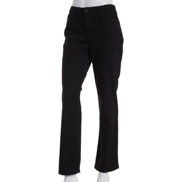 NINE WEST Womens Black Straight leg Pants Size: 10 