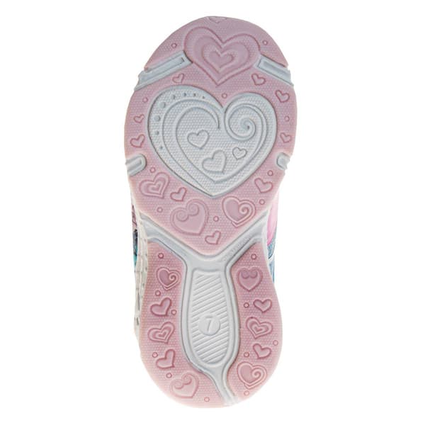 Little Girls Disney Stitch and Angel Light Up Fashion Sneakers.