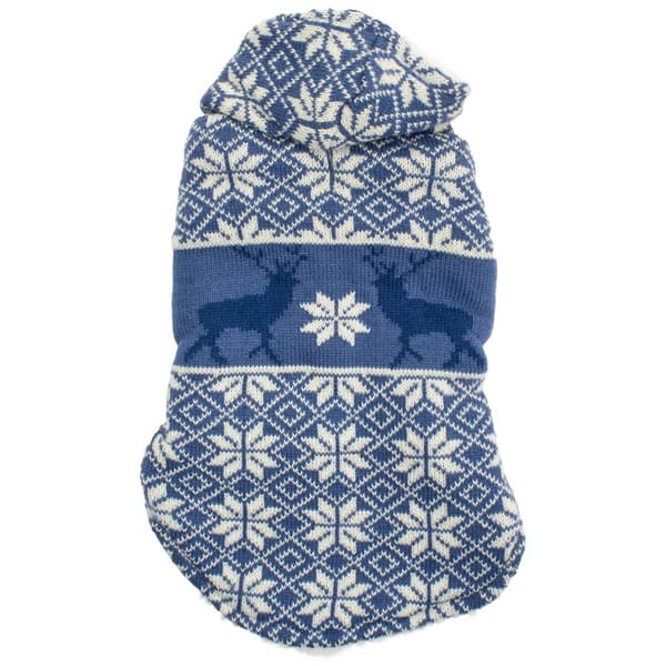 North Paw Fair Isle Sherpa Pet Jacket - image 