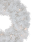 Northlight 24in. LED White Alaskan Pine Christmas Wreath - image 4