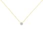 Diamond Classics&#8482; Yellow Gold 1/5ctw. Diamond Bezel Pendant - image 2