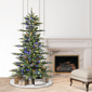 Puleo International 6.5ft. Pre-Lit Aspen Fir Christmas Tree - image 3