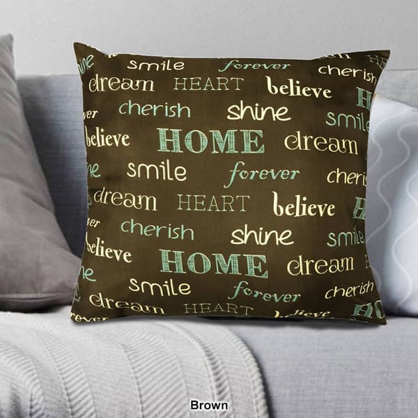 Universal Home Fashions Inspire Decorative Pillow - 18x18