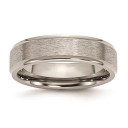 Mens Endless Affection(tm) Engravable 6mm Satin Finish Wedding Band