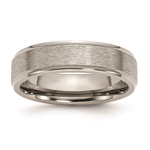 Mens Endless Affection&#40;tm&#41; Engravable 6mm Satin Finish Wedding Band - image 