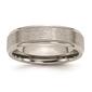 Mens Endless Affection&#40;tm&#41; Engravable 6mm Satin Finish Wedding Band - image 1