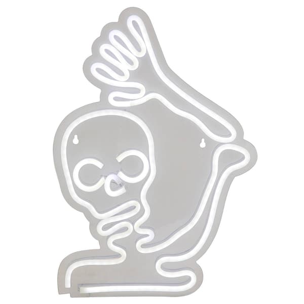 Northlight Seasonal 15in. LED Neon Skeleton Window Silhouette