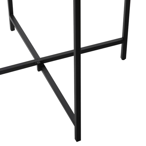 9th & Pike® Black Contemporary Terrazzo Accent Table