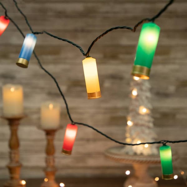 Northlight Seasonal 10ct. Shotgun Shell Christmas Light Set