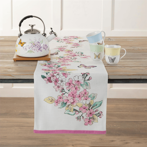Lenox® Butterfly Meadow Floral Runner