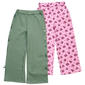 Girls (7-12) BTween(R) 2pk. Solid Bow & Floral Wide Leg Pants - image 1