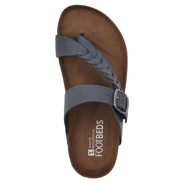 Womens White Mountain Happier Footbed Sandals