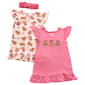 Girls (4-6x) Betsey Johnson Teddy Bear 2pk. Nightgowns - image 2