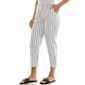 Womens Zac & Rachel Stripe Capris with Hardware - image 3